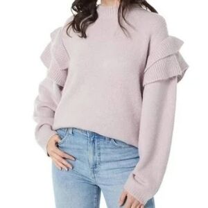 Lost + Wander NWT "Literary Lover Orian" Sweater Size M/L In Lilac